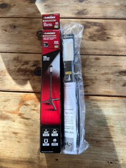 Husky Rechargeable LED Detachable Tripod Light New