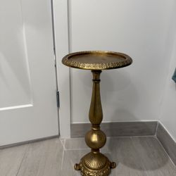 Brass End Table