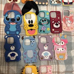 iPhone 13pro, 14pro,15pro Case bundle 