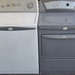 CLEANEST WHIRLPOOL WASHER AND ELECTRIC DRYER,  4 MONTHS WARRANTY,  FREE DELIVERY AND INSTALLATION 