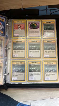 Vintage Trainer Pokemon Cards