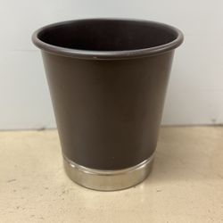 Brown Garbage Can