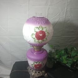 Purple Parlor Table Lamp
