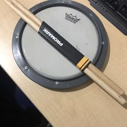 Nice Remo Practice Pad Drum Set Parts And Promark Sticks 20$ 