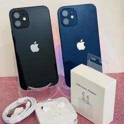 IPhone 12 (128gb) Blue / Black UNLOCKED