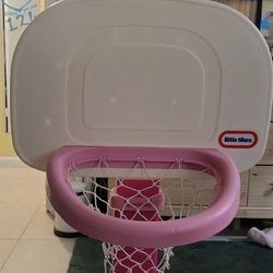 Little Tikes Pink Purple Basketball Hoop