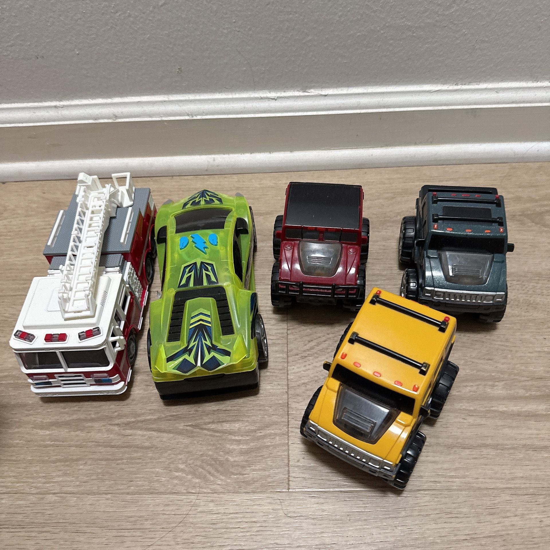 5 kid toy car lot