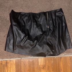 SHEIN Curve 4xl Pleather Skirt