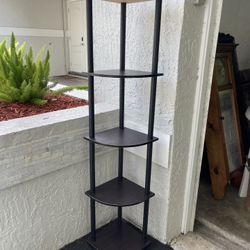 Corner display shelves. About 12”x12”x58”H. Coral Springs near University and Wiles.  $20