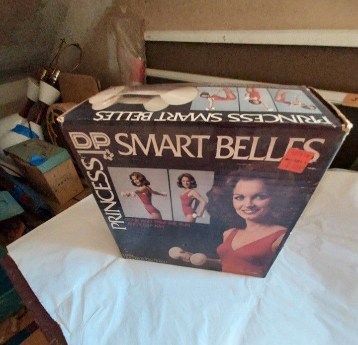 DP Princess Smart Belles Ladies Hand Weights each 3.3 lb Vintage with Box