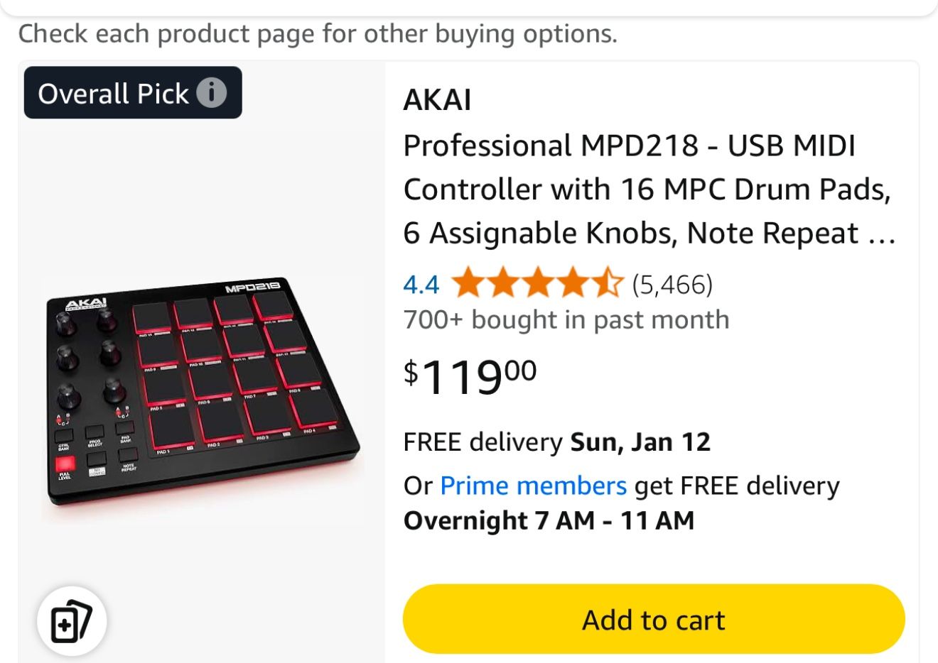 Akai Professional Midi Controller