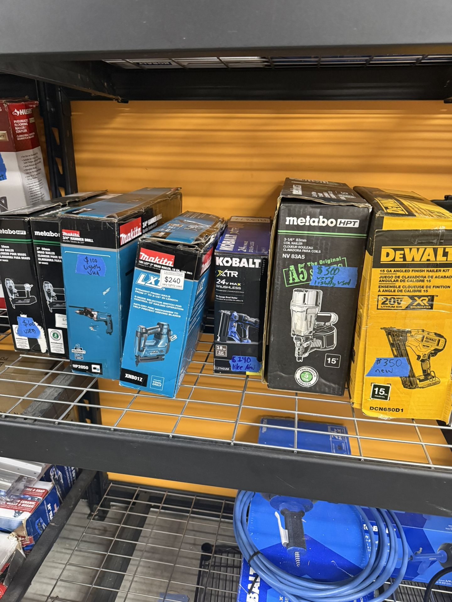 Nail Guns - Dewalt Makita Kobalt Metabo