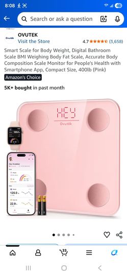 Smart scale up to 400lbs