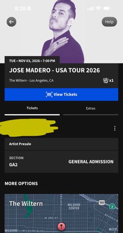 2026 José Madero USA Tour LA 11/03/2026