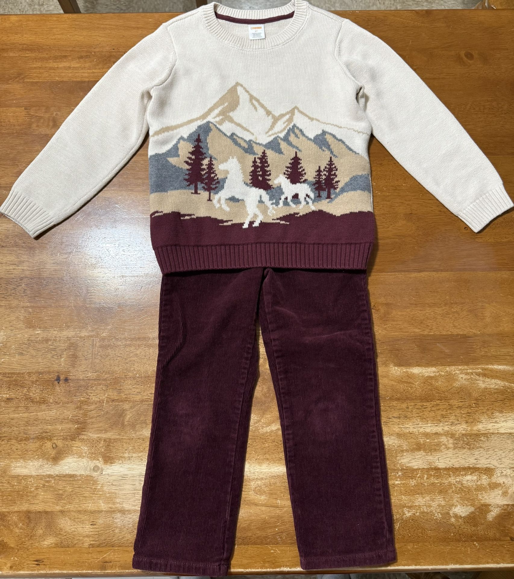 Gymboree Boys Outfit Set – Size 5 Years – Rustic Ranch Collection