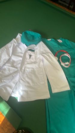 Kids Doctor Costume Size 7-8
