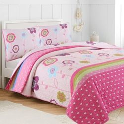 Queen Size Girl's Bedding Set