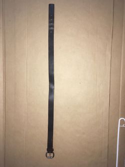Brown leather belt Small