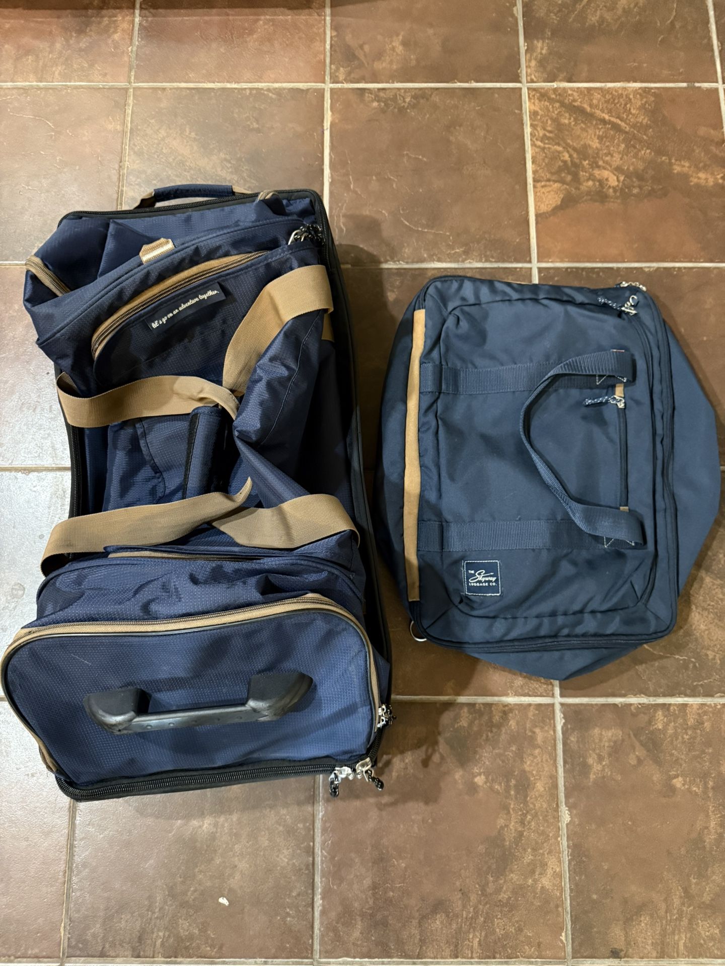 The Skyway Luggage- wheeled duffle bag | suitcase with back pack.