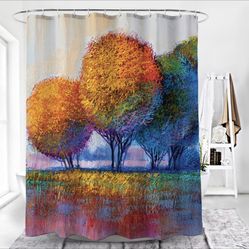 high quality Waterproof Fabric Polyester Shower Curtains Liner 72x 72 Inch