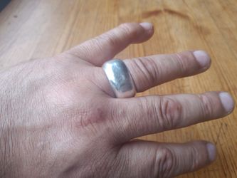Silver Ring Size 13