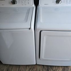 Samsung washer and dryer set.