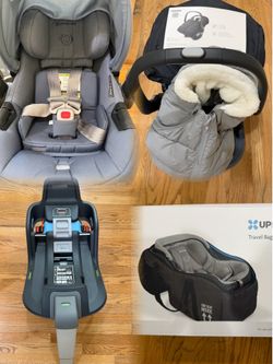 UPPAbaby MESA Max 4-Piece Bundle – Car Seat + Base + Travel Bag + Winter Cover