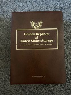 Golden Replicas of United States Stamps