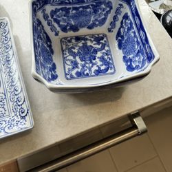 Blue And White Dishes