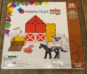Magna-Tiles farm animals set