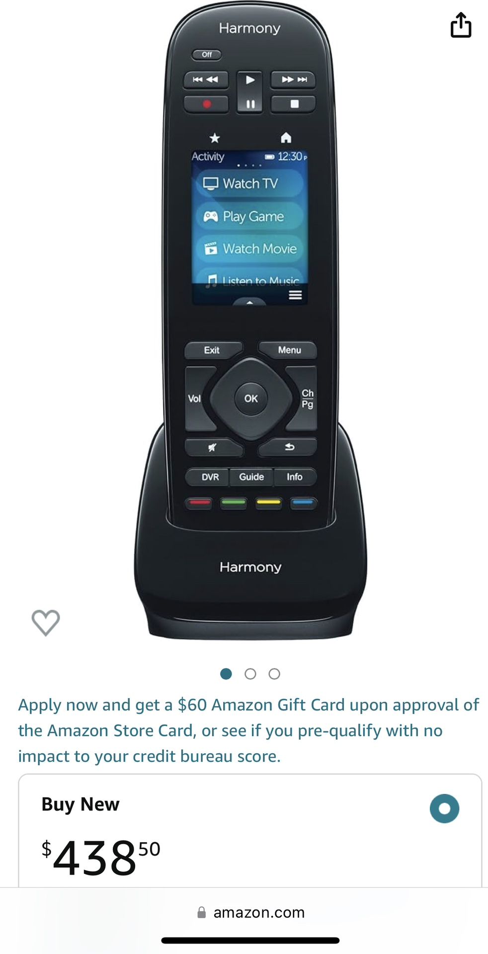 LOGITECH HARMONY TOUCH