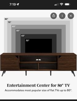 70 inch tv stand brand new in box