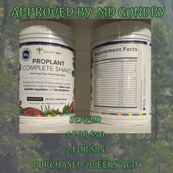 2 PRO PLANT GUNDRY MD COMPLETE SHAKE CHOCOLATE 20 SERVINGS 