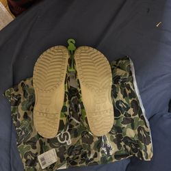 Crocs x Bape camo 