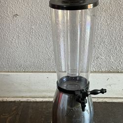 Goldinger Silver Art Co. Thirst Extinguisher Chillit Drink Dispenser Chrome 