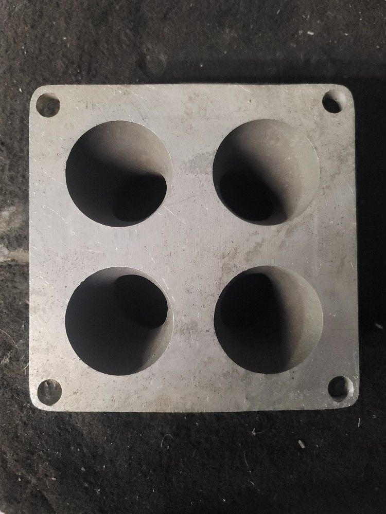 Holley 4500 Dominator To 4150 Double Pumper Super Sucker Adapter for