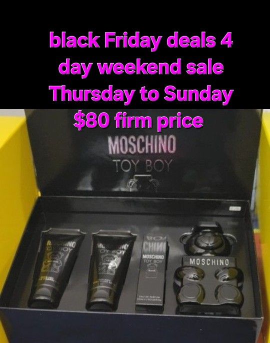 MOSCHINO TOY BOY 4 PC SET