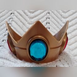 Princess Peach Crown Headband Nintendo Fancy Dress Halloween Costume Accessory 