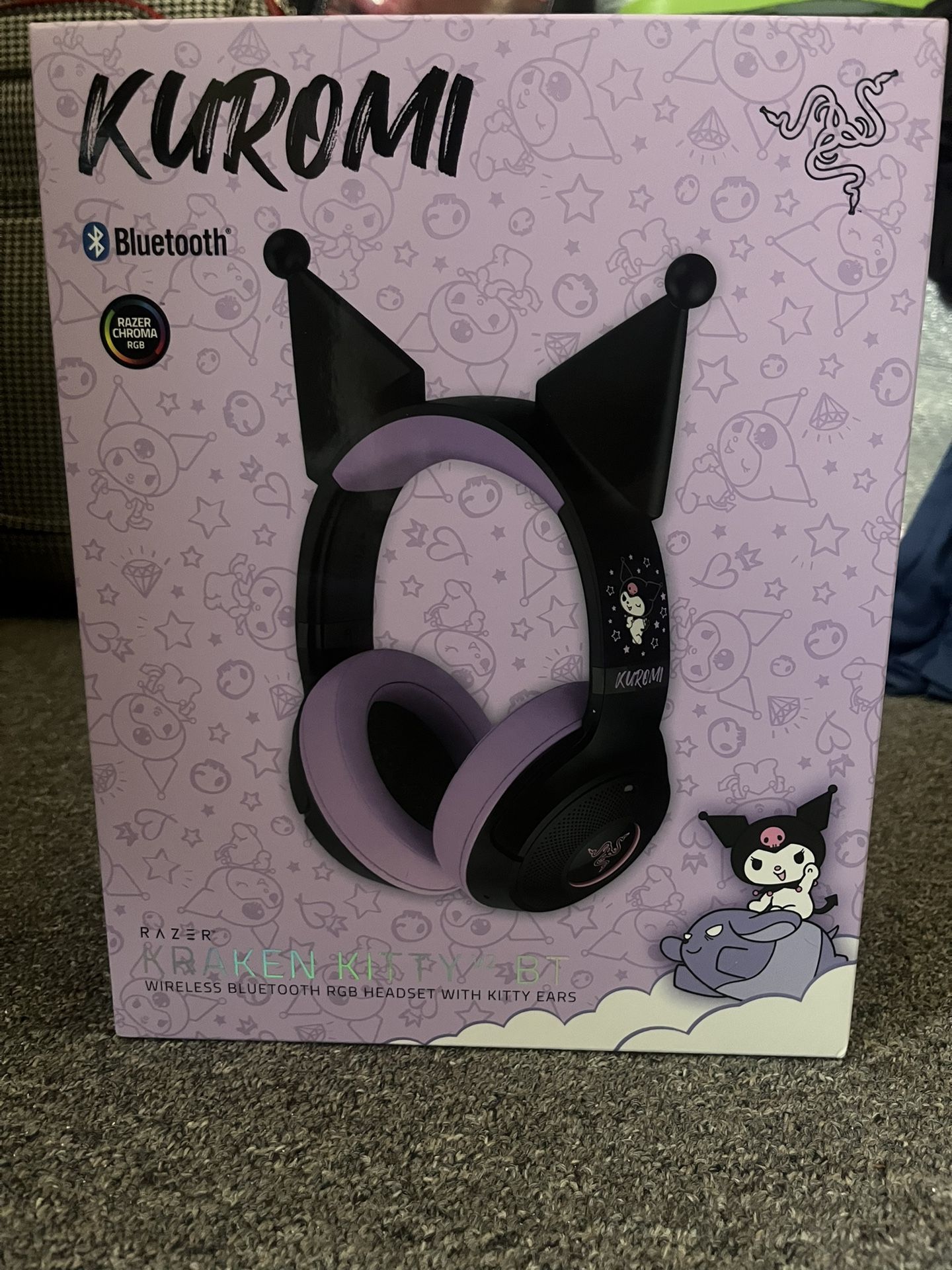 Kuromi razer bluetooth headset