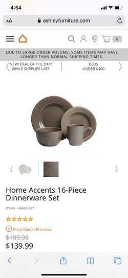 Dinnerware set $50