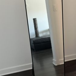 Black Full Body Mirror 