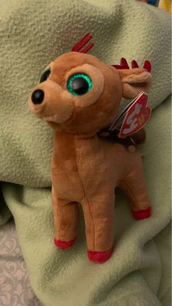Ty Beanie Babies reindeer Tinsel