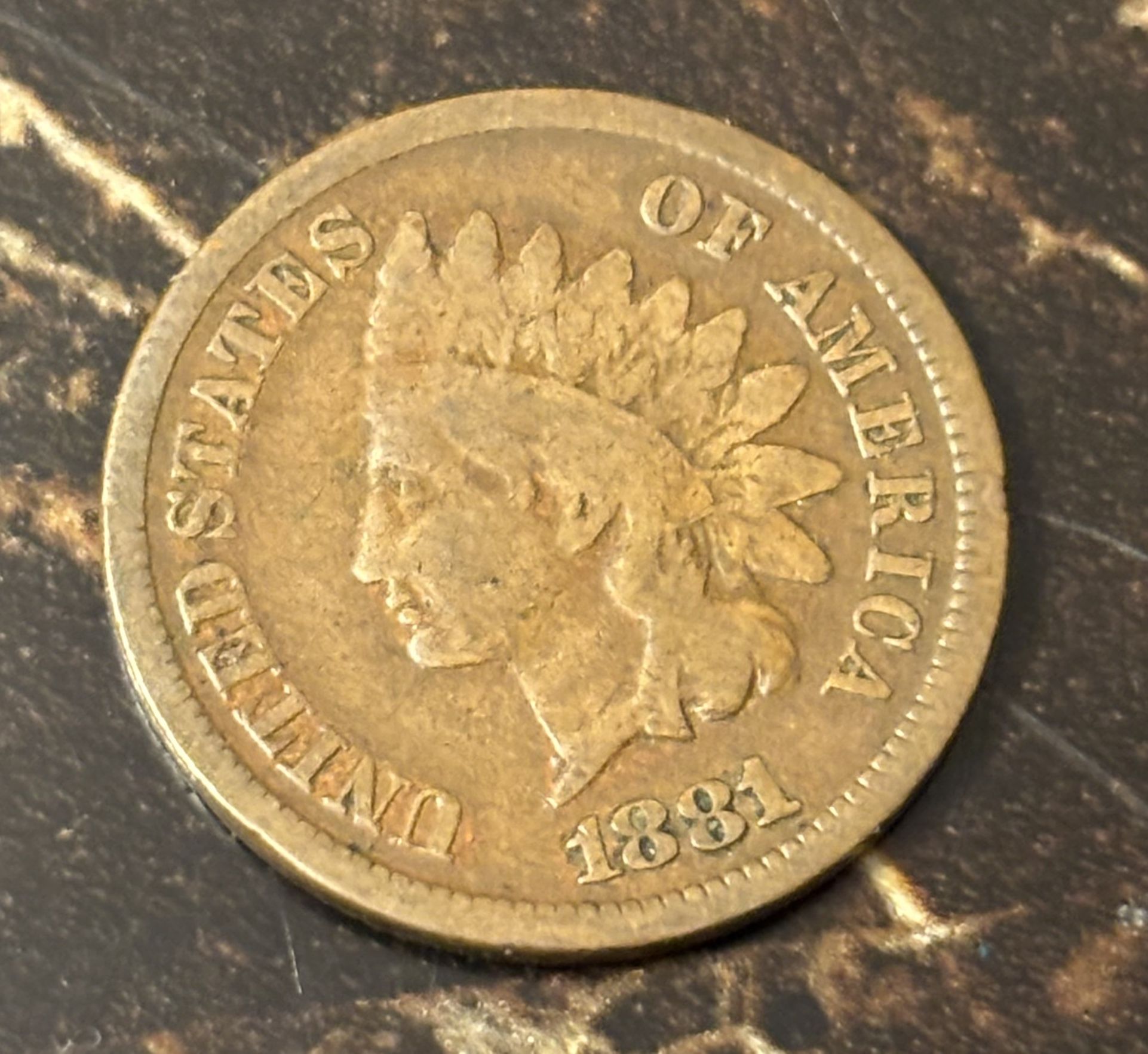 1 cent 1881 Antique Collectible Coin USA 