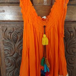 Boho Mexican Top Women's M/L