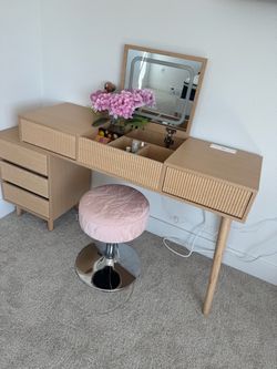 Vanity Table and Mirror