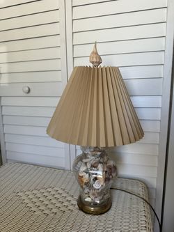 Night Stand Lamp Seashells