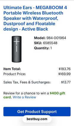 Ultimate Ears Megaboom 4