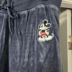 Micky Disney Velvet Sweat Pants 