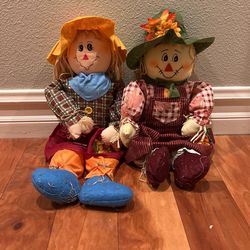 Stuffed Scarecrow Buddies