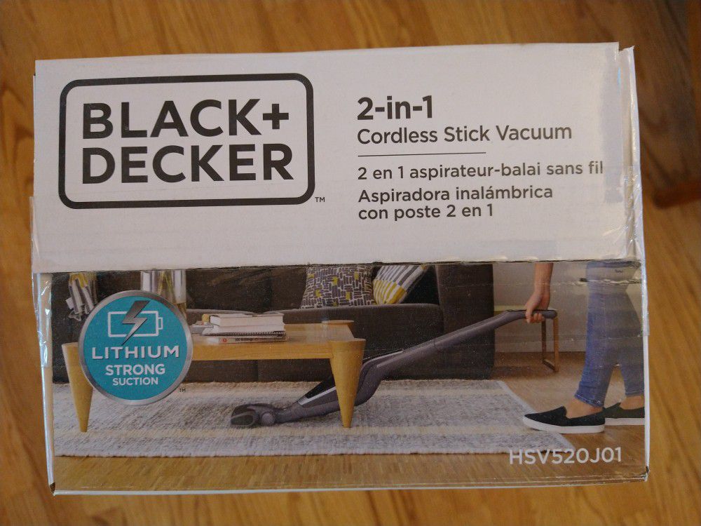 Black + Decker 2 in 1 cordless vacuum